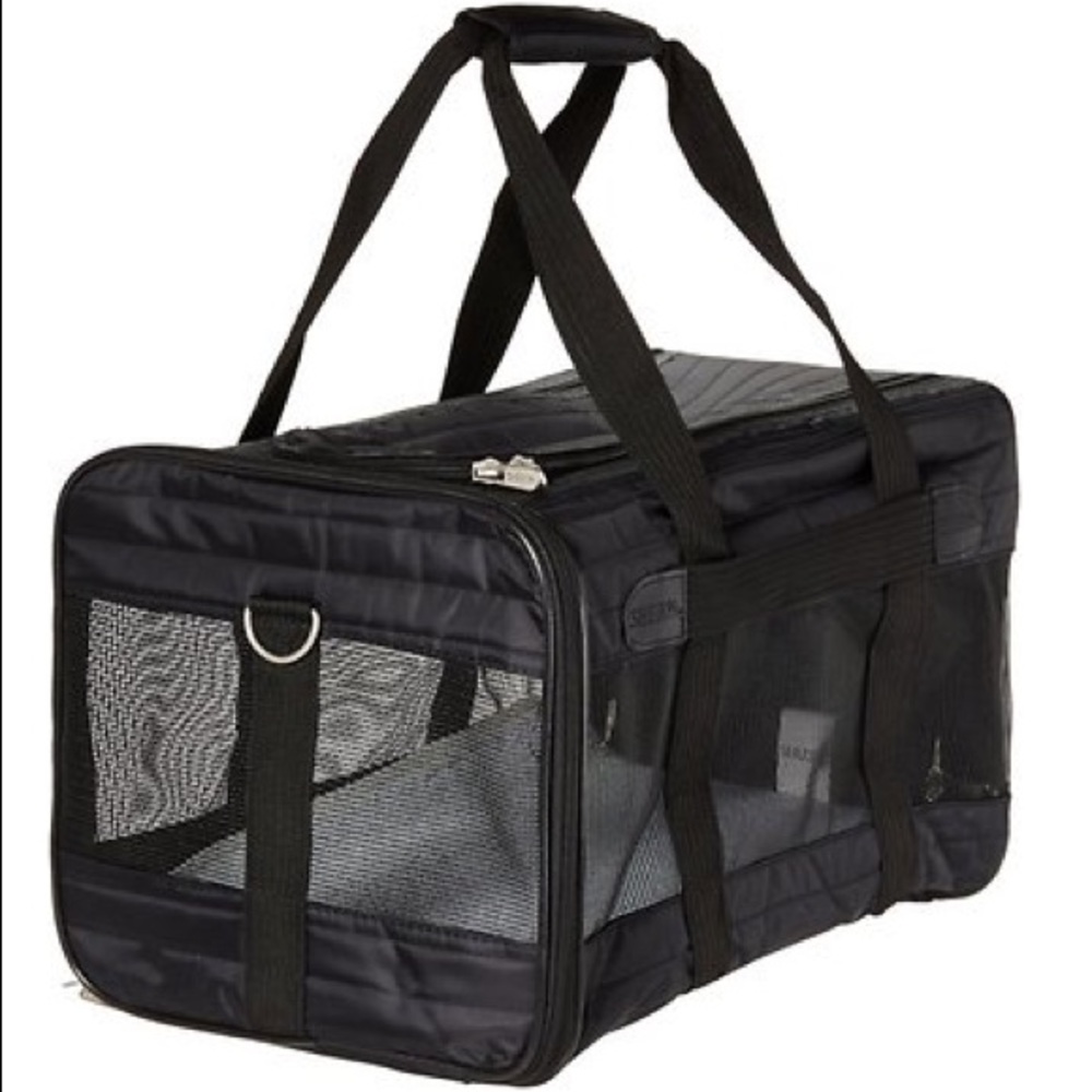 Large black Sherpa deluxe pet carrier